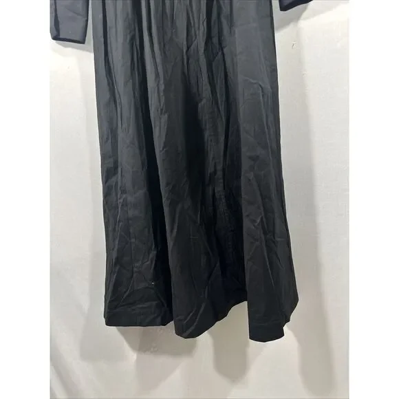 NWT $278 Reformation [‎ 2 ] Halia Long Sleeve Button-Up Dress in Black - Picture 14 of 15